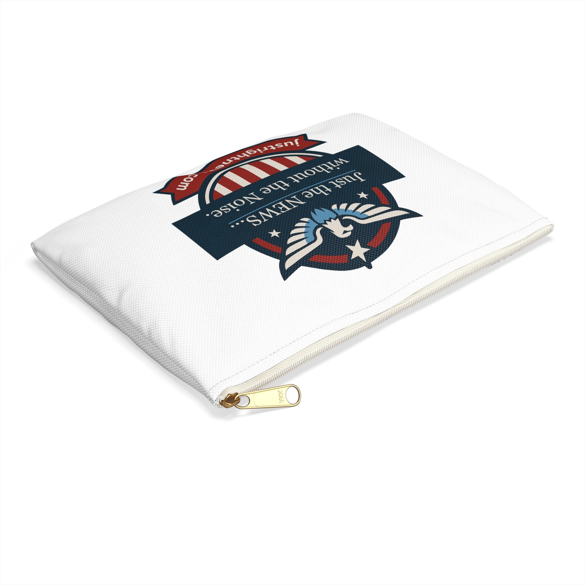 Accessory Pouch - ‘Just the NEWS… without the Noise’ Design, Perfect for Daily Use, Travel, Gifts, Organizing, School, and Work