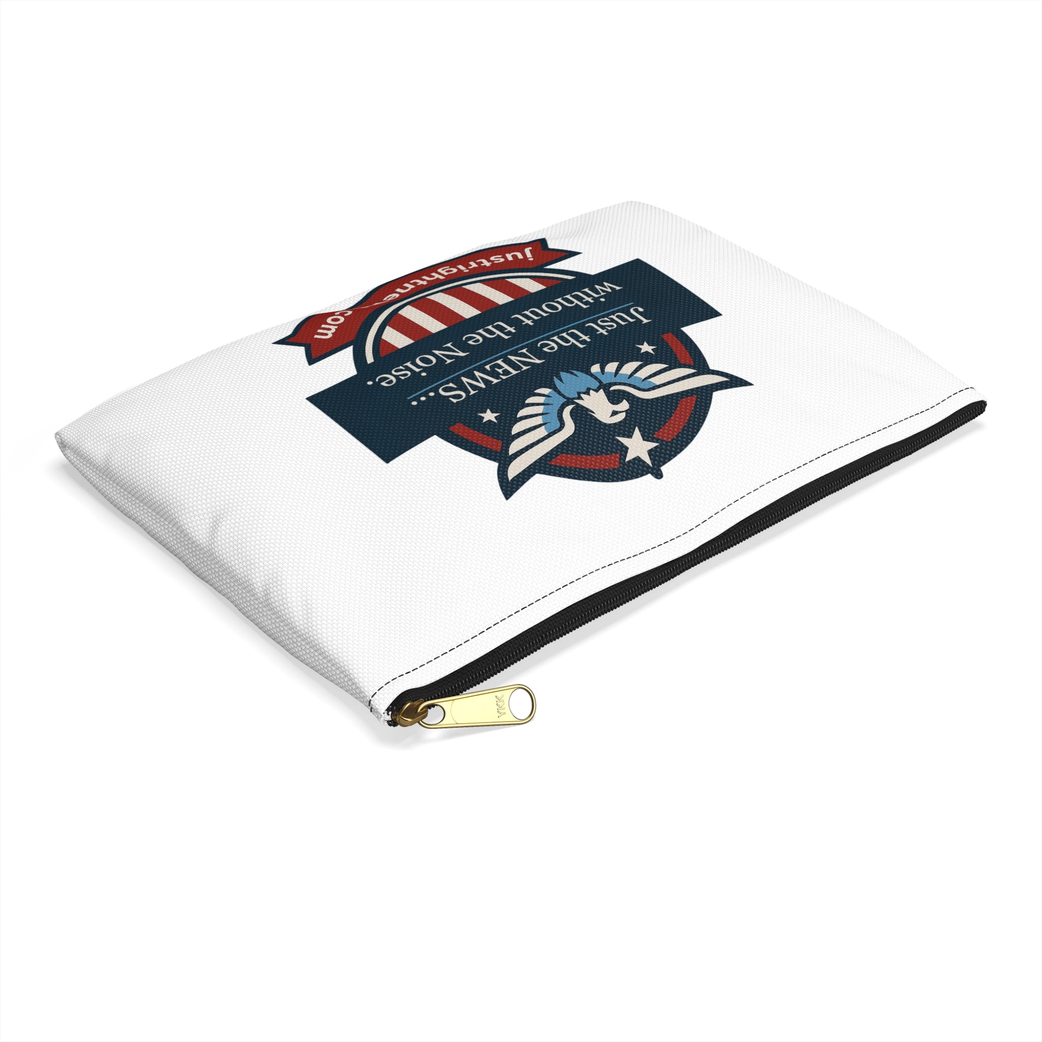 Accessory Pouch - ‘Just the NEWS… without the Noise’ Design, Perfect for Daily Use, Travel, Gifts, Organizing, School, and Work
